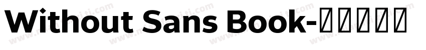 Without Sans Book字体转换